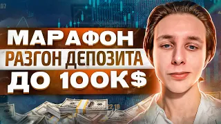 РАЗГОН ДЕПОЗИТА С 1000$ до 100 000$ I ТРЕЙДИНГ - ОНЛАЙН ТОРГОВЛЯ I Скальпинг I BINANCE