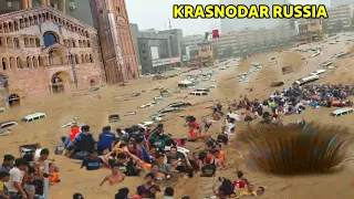 Brutal Devastation In Russia Today! Major Hail, Severe Flooding in Krasnodar