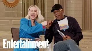 Brie Larson And Samuel L. Jackson Read Each Other's Iconic Movie Lines | Entertainment Weekly