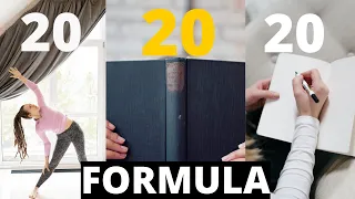 The 20/20/20 Formula by Robin Sharma| 100 Days Motivation |