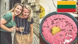 WELCOME TO LITHUANIA - Cooking Traditional Dishes (Šaltibarščiai)