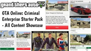 GTA Online - Criminal Enterprise Starter Pack All Content Showcase