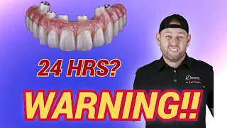 ⚠️⚠️WARNING!! ALL-ON-4 TEETH IN 24HRS!!! Don't be fooled!