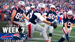 New England Patriots Top Plays vs. Buffalo Bills | 2023 Regular Season Week 7