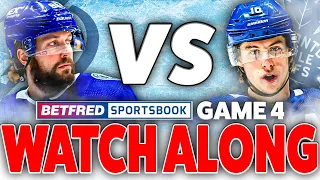 Maple Leafs vs Lightning Game 4 LIVE Watch-Along - Round 1 | Presented by Betfred Sportsbook