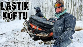 AKSİLİKLERLE DOLU SOĞUK BİR SOĞUCAK YAYLASI TURU - Atv Lastik Koptu !