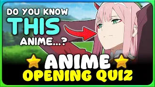 ✨ ANIME OPENING QUIZ: SUPER EASY ➜ IMPOSSIBLE 【100 Openings!】 – Can you beat the otaku level?