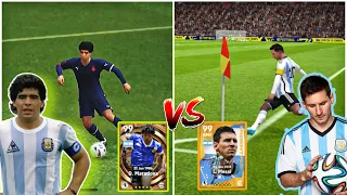 Premium Messi vs Big Time Epic Maradona Comparison - efootball 2023 mobile