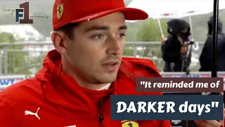 Charles Leclerc on Lando Norris' Crash | *IT'S TOO DANGEROUS* | Belgian GP