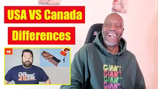 Mr. Giant Reacts to 25 FUNNY Differences Between Canadians and Americans