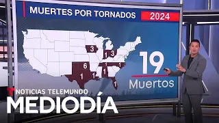 Ya van 19 muertos por tornados en 2024. Una temporada inusualmente activa | Noticias Telemundo