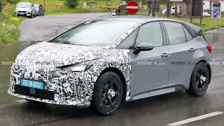 Cupra Born EV Hatch Spied With Redesigned Front Bumper, Weird Wheel Sensors