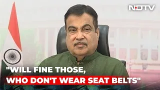 Nitin Gadkari To NDTV: Seatbelt Alarm For Rear Seats Soon | Exclusive | Left, Right & Centre