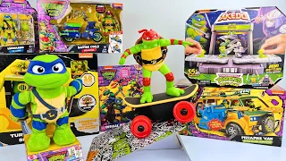 Teenage Mutant Ninja Turtles Unboxing Review | Skateboard RC Stunts | Sword Fight Battle Arena