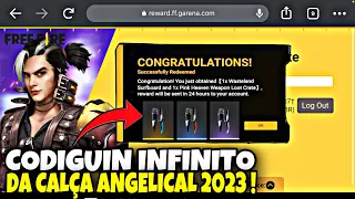 GERA DOR DE CODIGUIN INFINITO DA CALÇA ANGELICAL ! COMO PEGAR ? REALMENTE FUNCIONA ? ATUALIZADO 2023