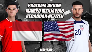 TIMNAS INDONESIA U23 VS AMERIKA SERIKAT | E FOOTBALL