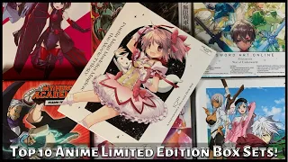 MY TOP 10 ANIME LIMITED EDITION BLU-RAY BOX SETS OF 2021!! 💪