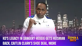 KD’s legacy in danger? Reggie gets Heisman back, Caitlin Clark’s shoe deal, more