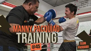 MANNY PACQUIAO SHOWING CRAZY SPEED @45