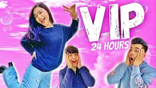 LIVING LIKE A VIP WITH MY BROTHER & SISTER FOR 24 HOURS PART 2 | Rimorav Vlogs