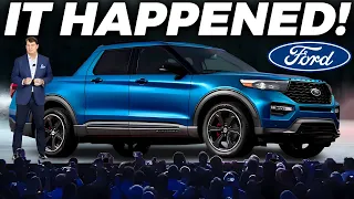 Ford Announces ALL NEW Ford Explorer Truck & SHOCKS The Entire Car Industry!