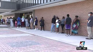 Long lines continue at COVID-19 testing site in Springfield