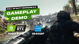 Call of Duty Warzone 2.0 Gameplay | GTX 1060 6gb and Core i5 12400f