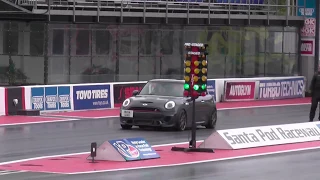 F56 MINI Cooper S vs Ford Fiesta ST - 1/4 Mile Drag Race