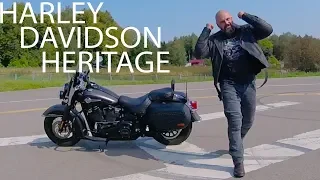 Старые добрые времена: Harley Davidson Softail Heritage #МОТОЗОНА №47