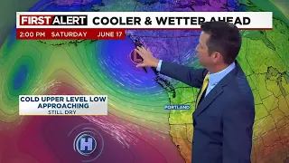 First Alert Thursday evening FOX 12 weather forecast (6/15)