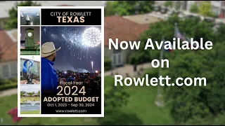 Fiscal Year 2024 Budget - City of Rowlett