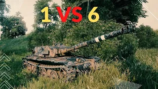 Bat Châtillon Bourrasque: 1 VS 6 - World of Tanks