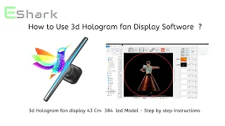 How to use 3d hologram software and edit display content for 3D hologram fan? Free 3d hologram video