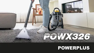 POWERPLUS presents: POWX326 vacuum cleaner wet/dry – carpet cleaner