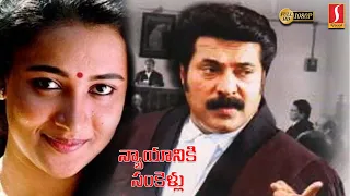 Nyayaniki Sankellu Telugu Dubbed Full Movie | Mammootty | Heera | Maathu