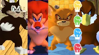 Tom and Jerry War of the Whiskers(3v1): Butch and Lion and Monster Jerry vs Eagle HD - Funny Cartoon