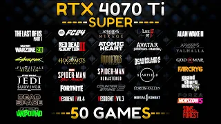 RTX 4070 Ti Super Test In 50 Games🔥