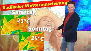 ACHTUNG: Weiße Überraschung morgen früh, erneut Schnee möglich! KURIOS: Sonntag bis 25° im Osten!