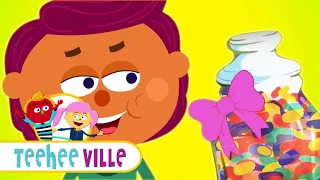 Teehee Town French | Johny Johny Oui Papa | Comptines Françaises Pour Enfants | A Bebe Chansons