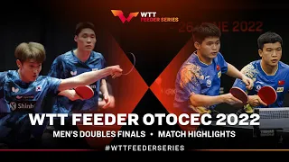 Jang Woojin/Cho Daeseong vs Xiang Peng/Lin Shidong | MD | WTT Feeder Otocec 2022 | (Finals)