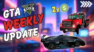 GTA WEEKLY UPDATE - DRAG RACES, DOUBLE MONEY, DISCOUNTS, CARS, PRICES & More