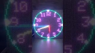 Analog Clock NTP with ESP32 on 2xP4 led display (64x32) - 1