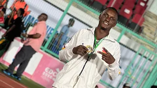 Ghana’s Baba Mammoudu Seidu wins AFN international invitational 400m men hurdles final|51.81s|