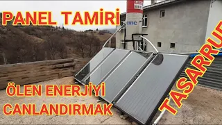 Eski Tip Güneş Enerjisi panel patlakTamiri Nasıl Yapılır