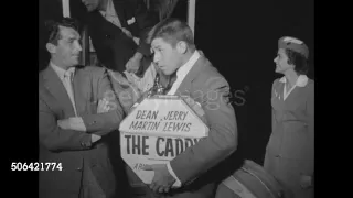 Dean Martin and Jerry Lewis promoting The Caddy