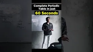 Complete Periodic table in just 60 seconds 🔥🔥😮😯