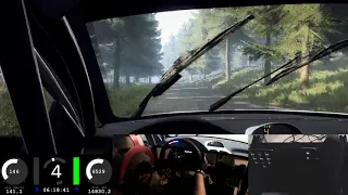 Dirt Rally 2.0, Time Trial: Kontinjärvi dry (Finland), 2000cc: Peugeot 206 WRC +replay