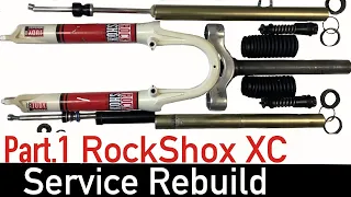 Pt. 1 Rock Shox Judy XC 97/98 Service rebuild