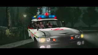 Ghostbusters the video game ecto 1 car chase deleted cutscene.