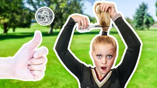 the HEADS or TAILS COIN FLIP CHALLENGE! We Toss a Coin to Decide our Day